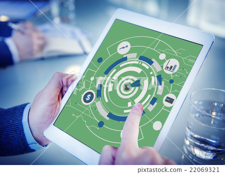 Digital Hud Target Symbol Graphics Concept 22069321