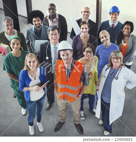 Celebrating Diverse People Various Occupations Concept 22069881