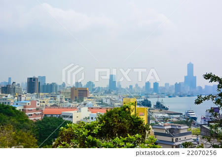 View of the city of Kaohsiung 22070256