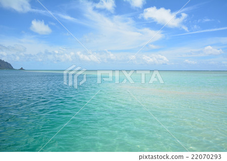 Hawaii Kaneohe Bay bay sand bar Hawaii Kaneohe Bay bay sand bar 22070293