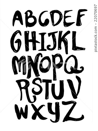 Hand drawn alphabet letters Hand drawn alphabet letters 22070697