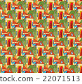 seamless pattern with houses 22071513