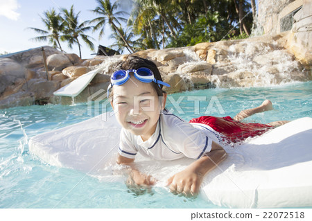 Boys playing in the pool Boys playing in the pool 22072518