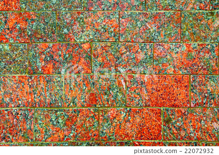 Stone pavement texture. Red granite cobblestoned Stone pavement texture. Red granite cobblestoned 22072932