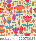 Floral seamless pattern background. 22073085