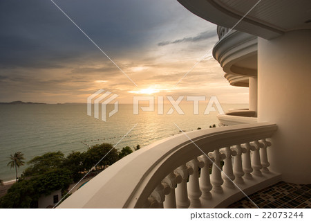 sea view in sunset time 22073244