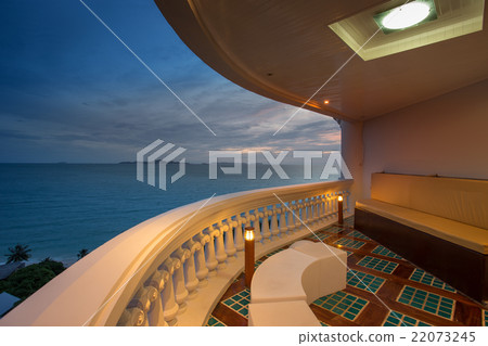sea view in sunset time 22073245