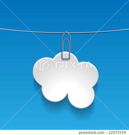Paper shape of cloud 22073559