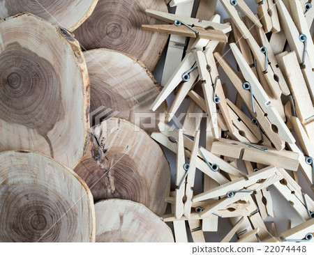 Wooden clothespins Wooden clothespins 22074448