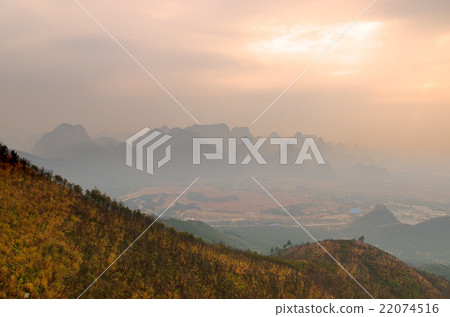Guilin Yaoshan Mountain, China.. Guilin Yaoshan Mountain, China.. 22074516