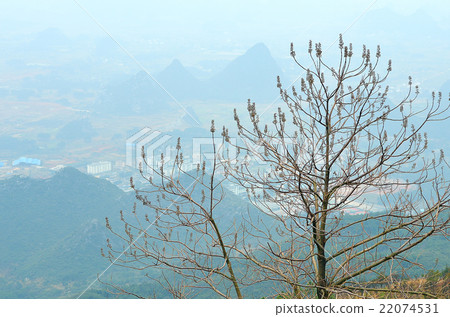 Guilin Yaoshan Mountain, China.. Guilin Yaoshan Mountain, China.. 22074531