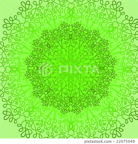 Green Circle Lace Ornament Green Circle Lace Ornament 22075049