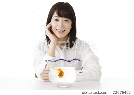 Goldfish and women Goldfish and women 22076492