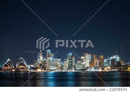 Australia Sydney landscape at dusk 22079474