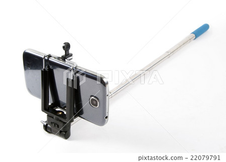 phone closeup with the selfie stick 22079791