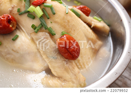 Ginseng chicken soup korean food Ginseng chicken soup korean food 22079932