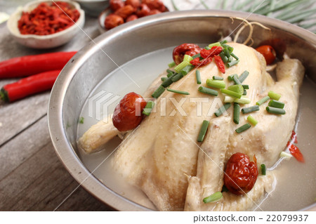 Ginseng chicken soup korean food Ginseng chicken soup korean food 22079937