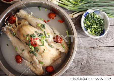 Ginseng chicken soup korean food Ginseng chicken soup korean food 22079946
