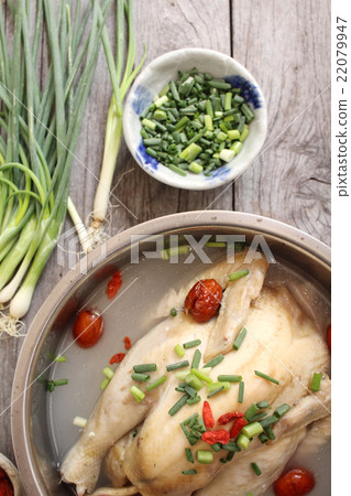 Ginseng chicken soup korean food Ginseng chicken soup korean food 22079947