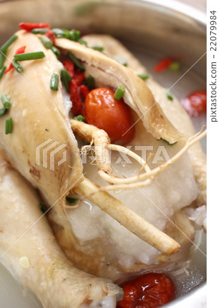Ginseng chicken soup korean food Ginseng chicken soup korean food 22079984