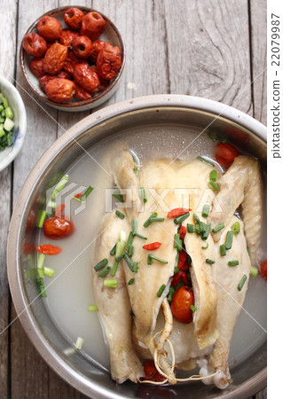 Ginseng chicken soup korean food Ginseng chicken soup korean food 22079987