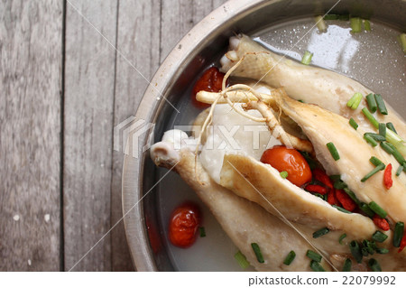 Ginseng chicken soup korean food Ginseng chicken soup korean food 22079992