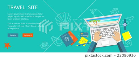 banner for travel site 22080930