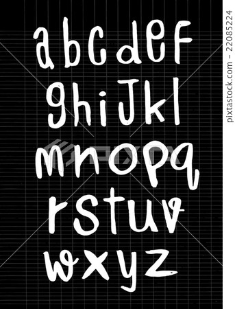 Hand drawn alphabet letters - Stock Illustration [22085224] - PIXTA
