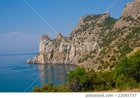 nature scene with sea and rocks nature scene with sea and rocks 22085737
