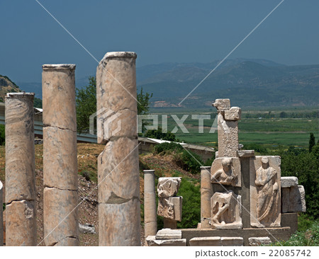 marble ruins of Ephesus 22085742