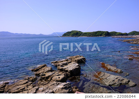 Landscape of the pond at the west end of mainland Japan Landscape of the pond at the west end of mainland Japan 22086844