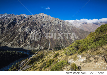 The panorama of mountain landscape of Ala-Archa 22087284