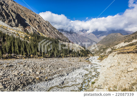The panorama of mountain landscape of Ala-Archa 22087339