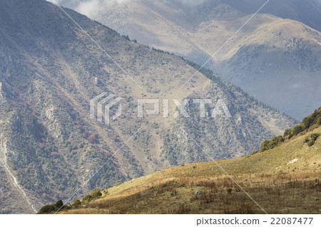 The panorama of mountain landscape of Ala-Archa 22087477
