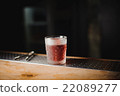 cocktail on a dark bar setting 22089277