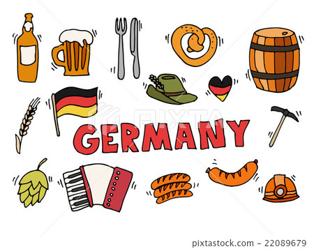 Germany travel set vector illustration Germany travel set vector illustration 22089679