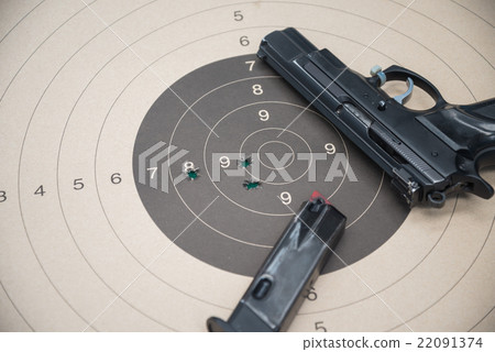 paper target gun pistol magazine 22091374