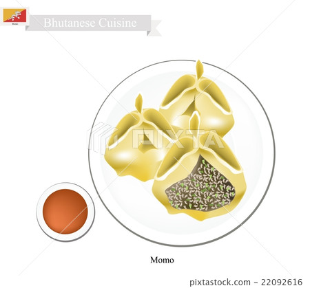 Momo or Bhutanese Dumpling Served with Sauce Momo or Bhutanese Dumpling Served with Sauce 22092616
