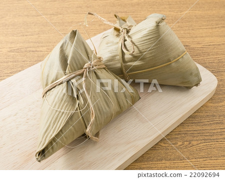 Zongzi or Traditional Chinese Sticky Rice Dumpling 22092694