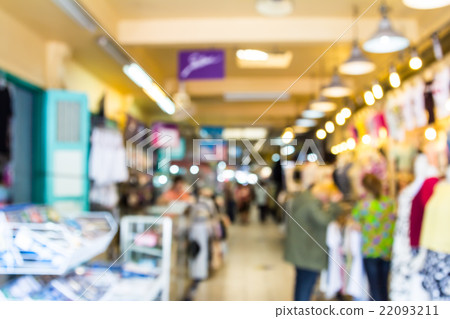 Abstract blur people shopping at market fair. Abstract blur people shopping at market fair. 22093211