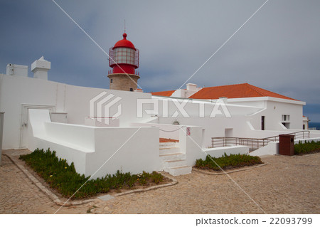 Lighthouse of Cabo de Sao Vicente in the mist 22093799