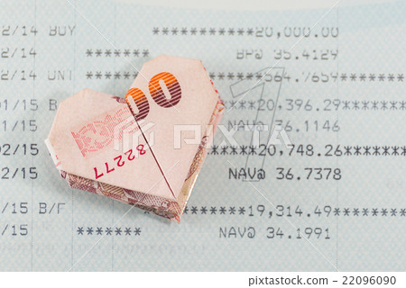 bank note on opening equity fund account passbook bank note on opening equity fund account passbook 22096090