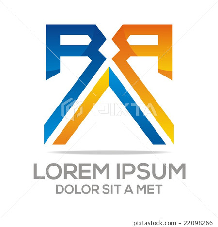 Logo Combination of Alphabet Lettering R - Stock Illustration [22098266 ...