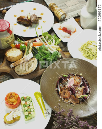 Western food course meal Western food course meal 22099172