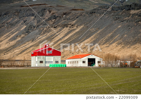 Farm house near mountain Farm house near mountain 22099309
