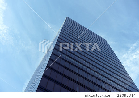 Skyscrapers against blue sky Skyscrapers against blue sky 22099314