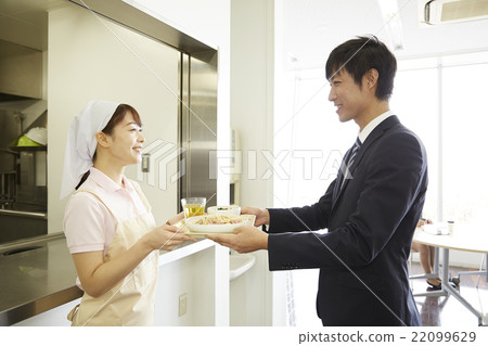 Business company cafeteria image 22099629