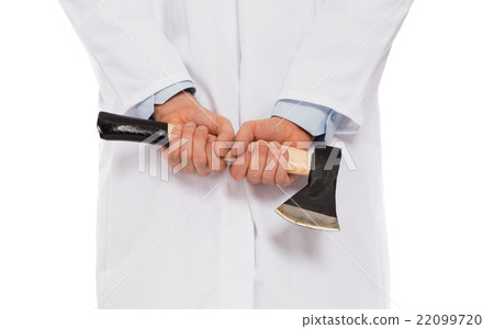Evil medic holding a small axe Evil medic holding a small axe 22099720