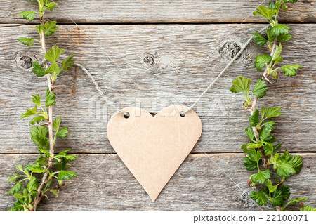 Branches of gooseberry and paper heart Branches of gooseberry and paper heart 22100071