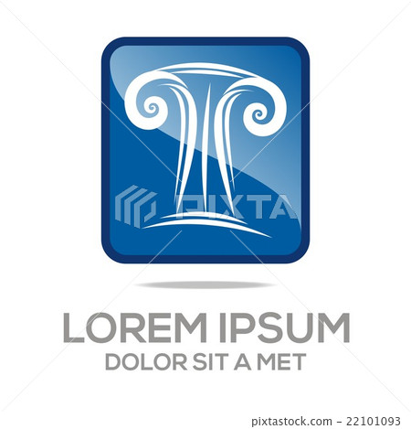 Logo law building and justice icon vector Logo law building and justice icon vector 22101093